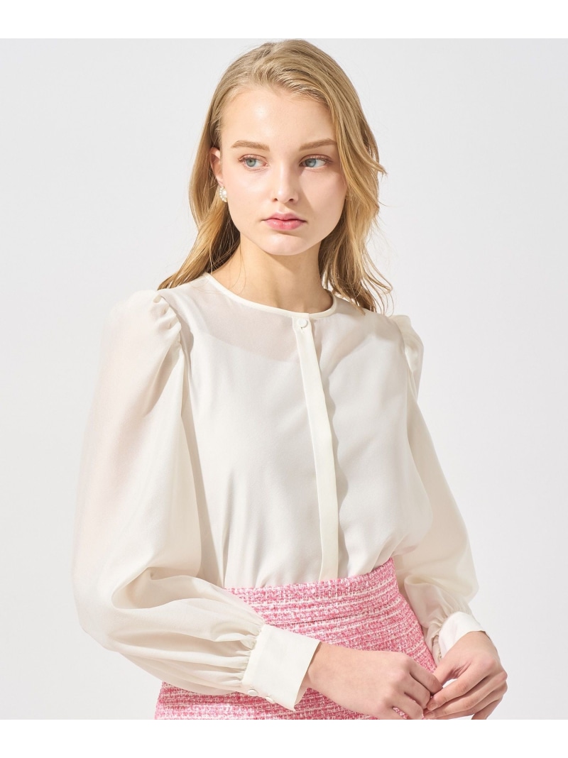 楽天市場】【Eternal Line 2025】シアーオーガンジーボウタイ ブラウス