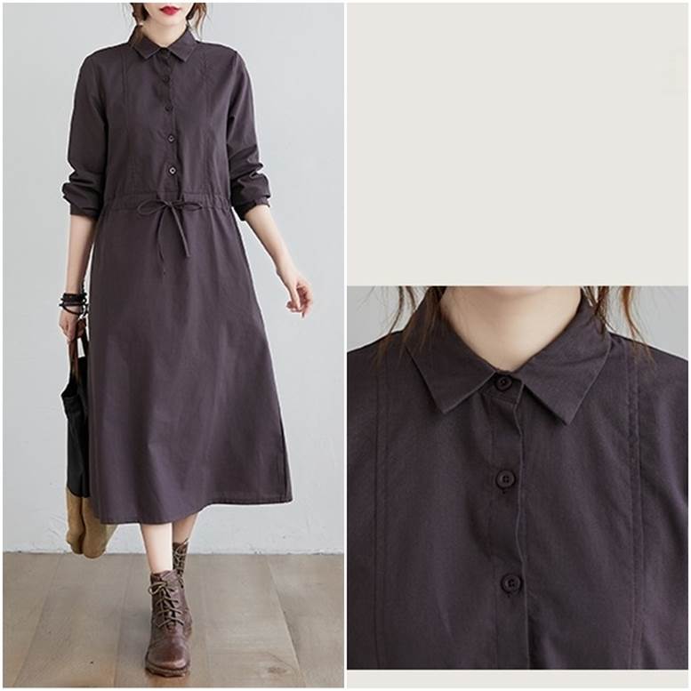 楽天市場】シャツワンピース ワンピース ナチュラル レディース 春 秋