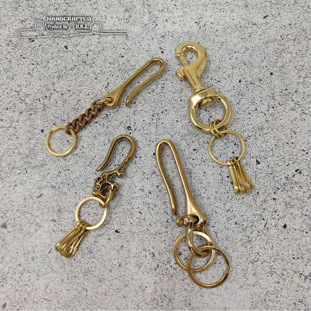 楽天市場】真鍮 キーホルダー ブラスキーホルダー ブラス キーリング