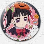 楽天市場】鬼滅の刃缶バッチ栗花落カナヲの通販