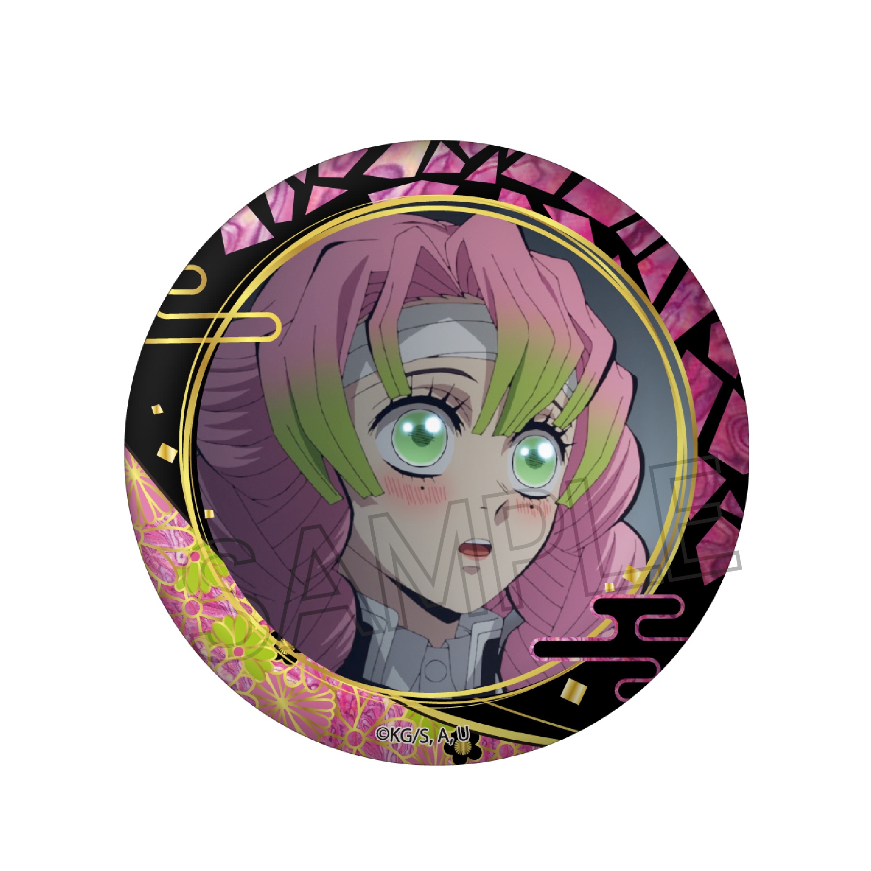 鬼滅の刃 柱展 柱百景「甘露寺蜜璃」エモーショナル缶バッジ 6点 鬼滅