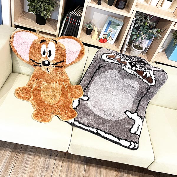 楽天市場】トムとジェリー つぶれたジェリー マット アクセント