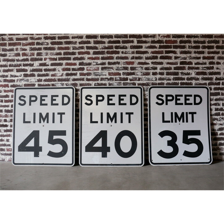楽天市場】【中古】 SPEED LIMIT 35 看板 アメリカ 道路標識