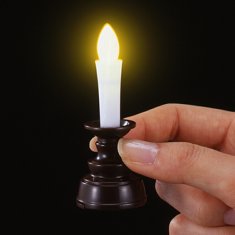 楽天市場】【ミニミニ】【LED】安心のろうそくミニミニ〔ブラウン
