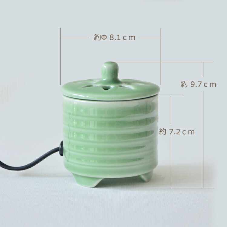 楽天市場】電気式聞香炉「軒の橘」【薫物屋香楽】【香炉】【電気式