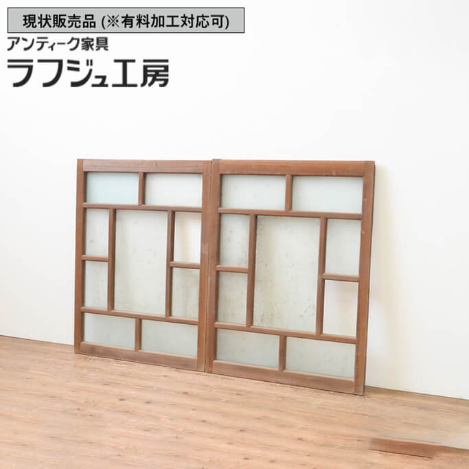 楽天市場】▽現状販売▽ 和製アンティーク 昭和初期 アンティーク建具