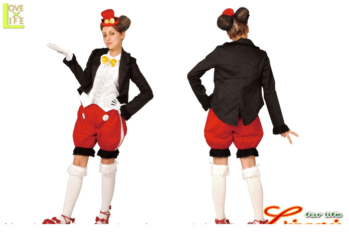 楽天市場】レディ 95R079 ゴシック ミッキーマウス レディ (Disney