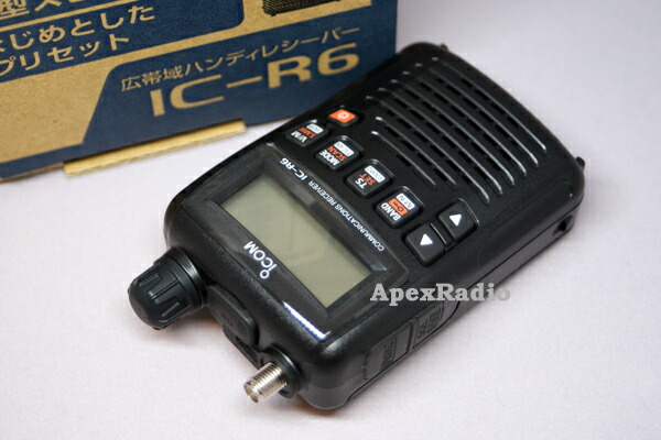 楽天市場】IC-R6 広帯域受信機 アイコム ハンディレシーバー (ICR6
