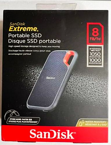 楽天市場】SanDisk エクストリーム ポータブルSSD V2 外付け 8TB USB3