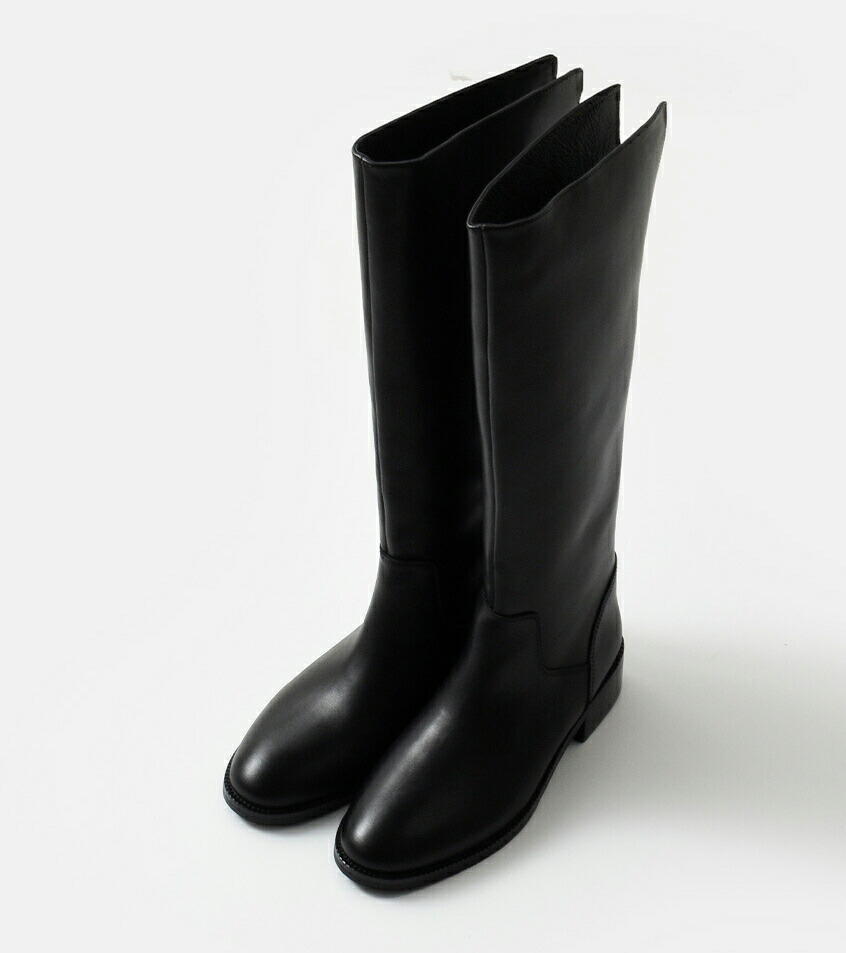 楽天市場】REMME レメ カウレザー バックジッパー ロングブーツ zh