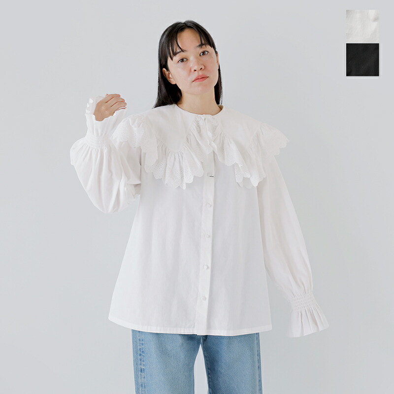 楽天市場】Shinzone シンゾーン コットン レースカラー ブラウス “LACE