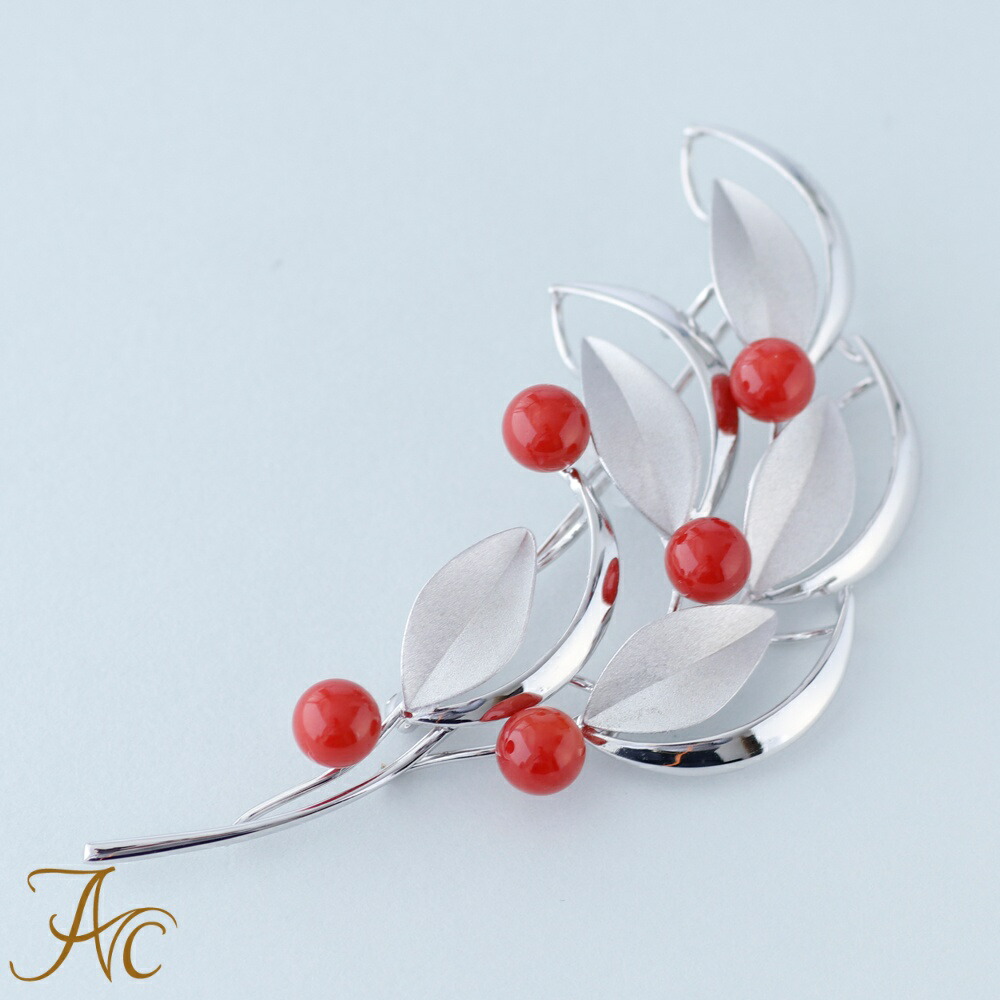 楽天市場】≪1年保証付き≫ 赤珊瑚5.3〜5.5ミリ玉5個付きシルバー 上品