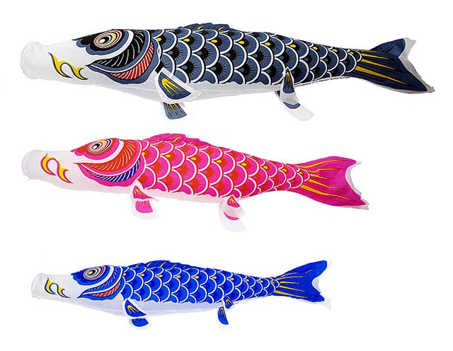 楽天市場】ナイロン鯉 鯉のぼり 10mセット ＜五色吹き流しセット