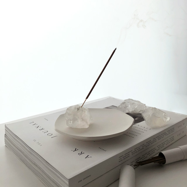 楽天市場】天然石 ストーン インセンスホルダー お香立て【ART OF