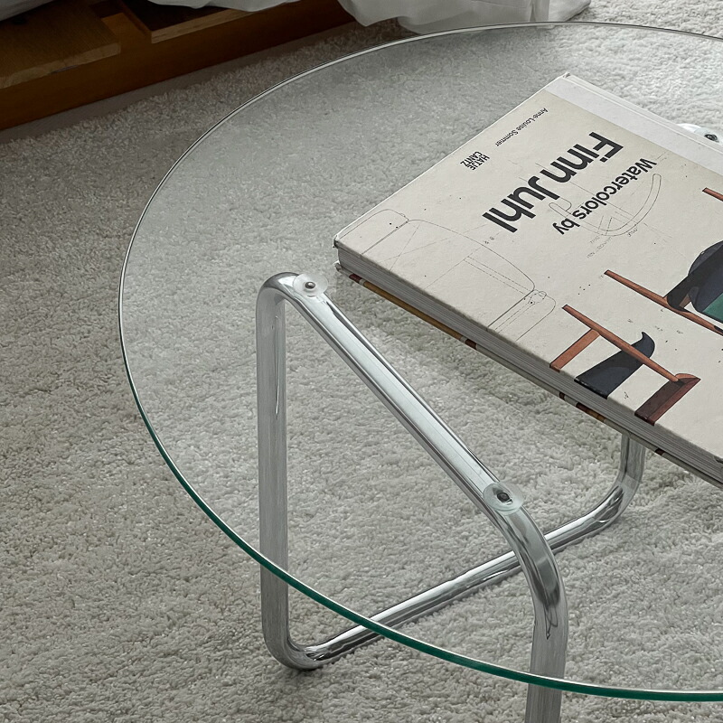 楽天市場】ラウンドガラス リビングテーブル 60cm【ART OF BLACK