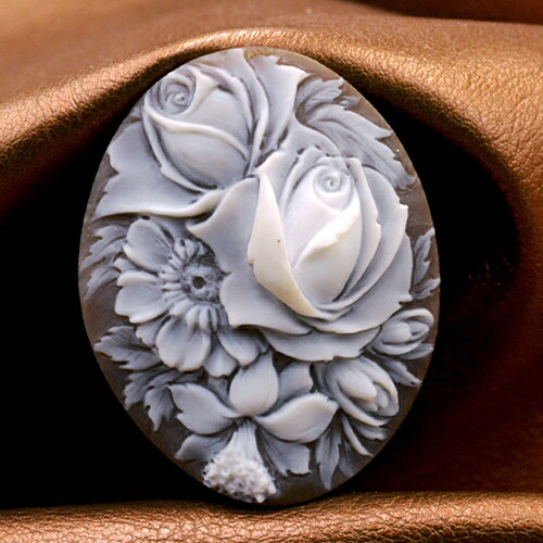 楽天市場】カメオ お花 高品質 シェルカメオ イタリア 彫刻家