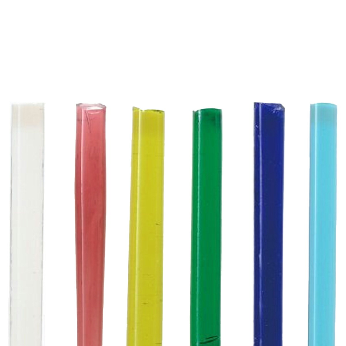 楽天市場】[ メール便可 ] 色ガラス棒 透明タイプ 単色 1本 【 ガラス