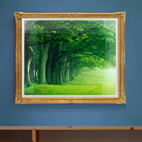 楽天市場】【油絵 直筆仕上げ】the green woods F20サイズ 883×754mm