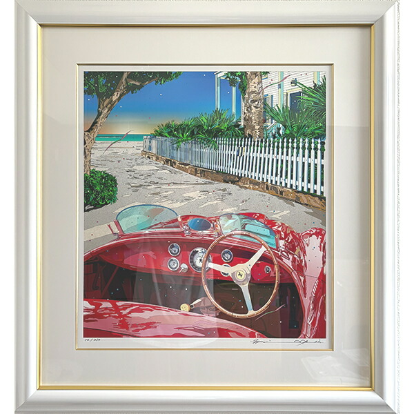 楽天市場】「イタリア育ちの赤い果実」□鈴木英人-版画（額装版画