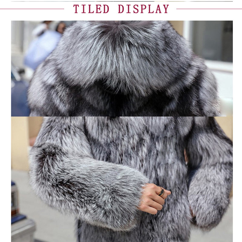 楽天市場】毛皮コート ジャケット メンズ シルバー フォックス ファー