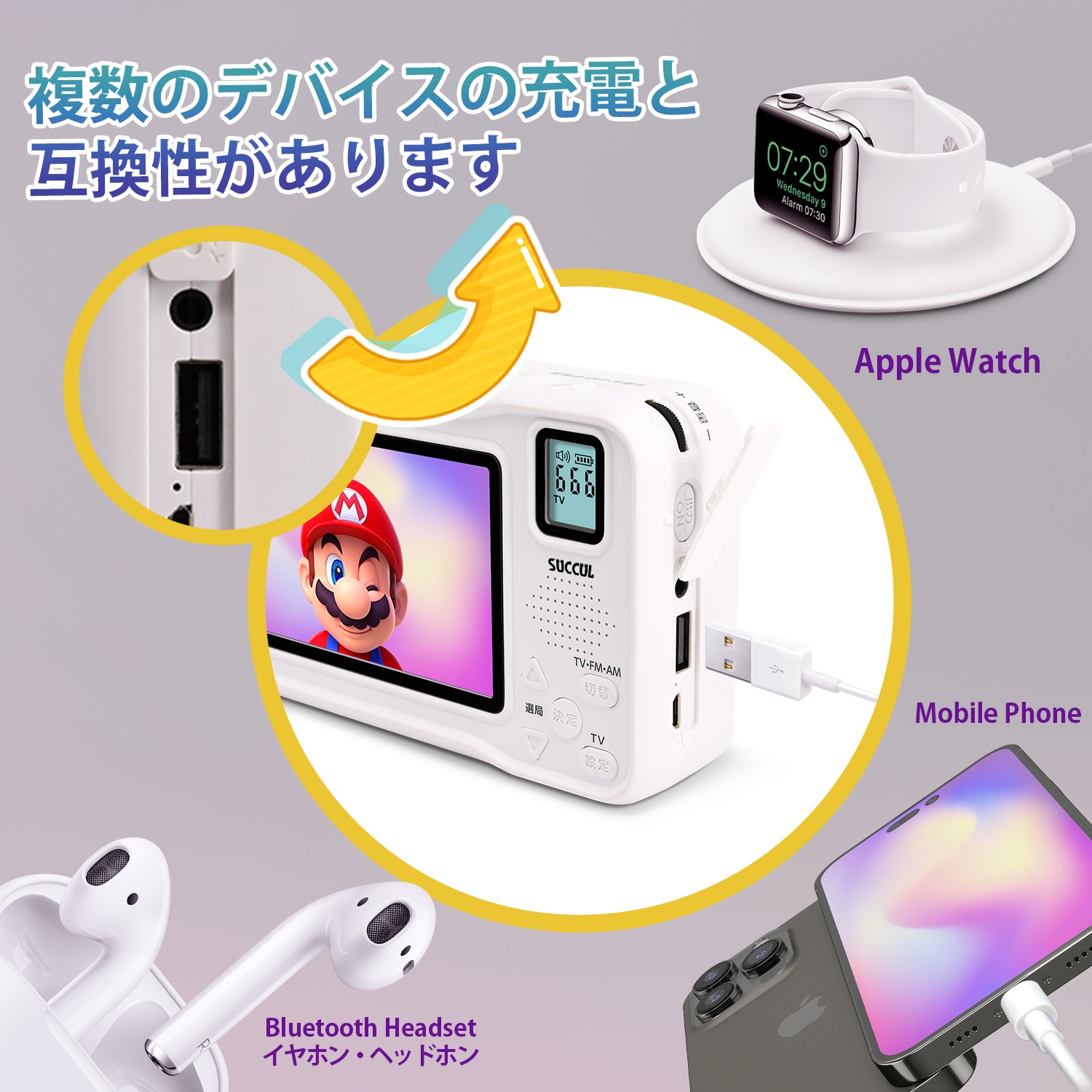 楽天市場】【ランキング上位獲得】 携帯テレビ ワンセグ テレビ