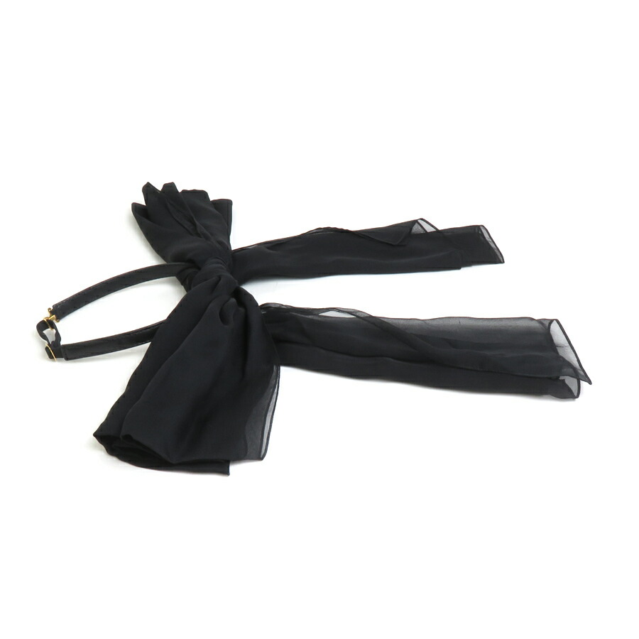 楽天市場】サンローラン SAINT LAURENT チョーカー リボン シルク