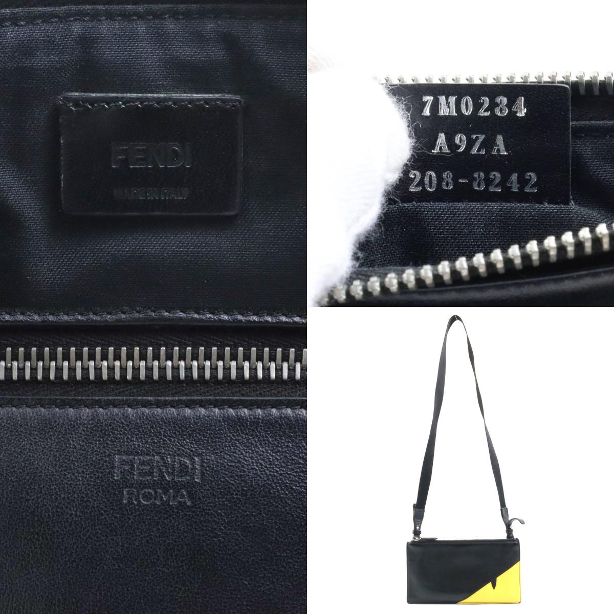 楽天市場】フェンディ FENDI ショルダーバッグ モンスター レザー
