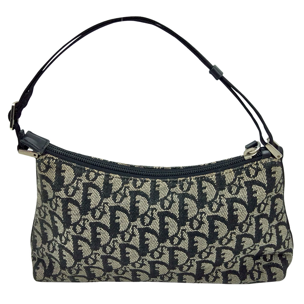 楽天市場】【中古】Christian Dior トロッター ポーチ ハンドバッグ