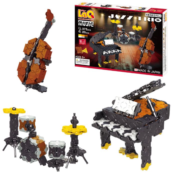 楽天市場】O ヨシリツ LaQ ミュージック ジャズトリオ(375pcs+SP20pcs