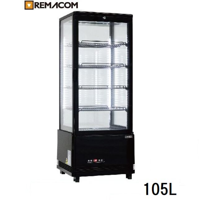 楽天市場】レマコム 4面ガラス 冷蔵ショーケース rcs－4g215sの通販