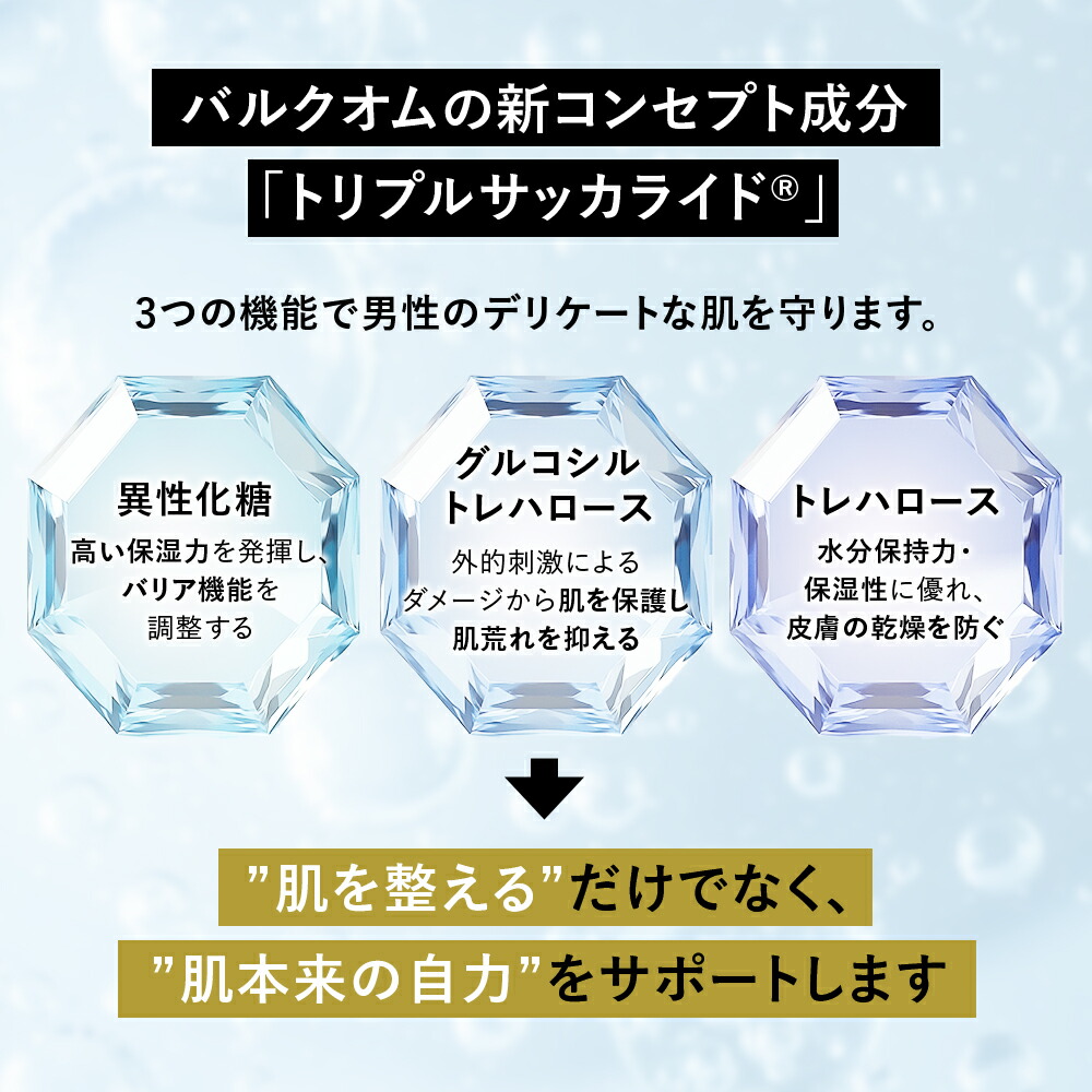楽天市場】【医薬部外品】洗顔料・薬用化粧水・乳液セット【バルクオム