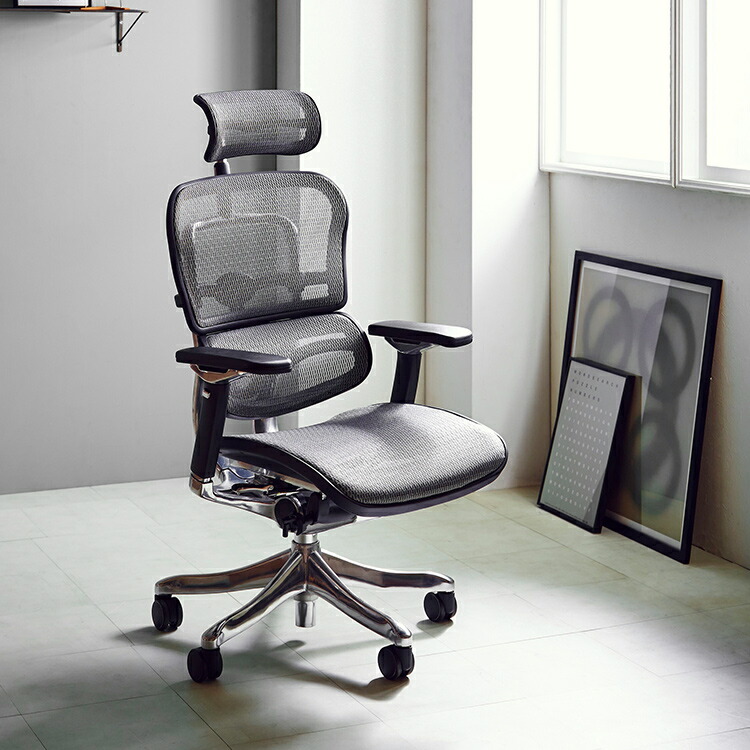 楽天市場】オフィスチェア エルゴヒューマン プロ デスクチェア