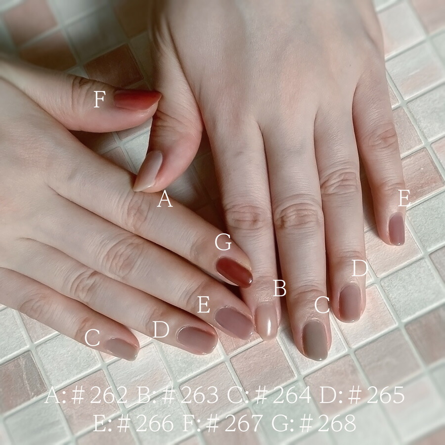 楽天市場】【アウトレット】ネイルラボ カラージェル 267 ブリック 7g