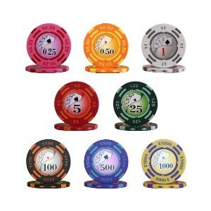 13 MGM社正規品 カジノチップ 100枚 10$ ポーカーチップ H26年 13 MGM