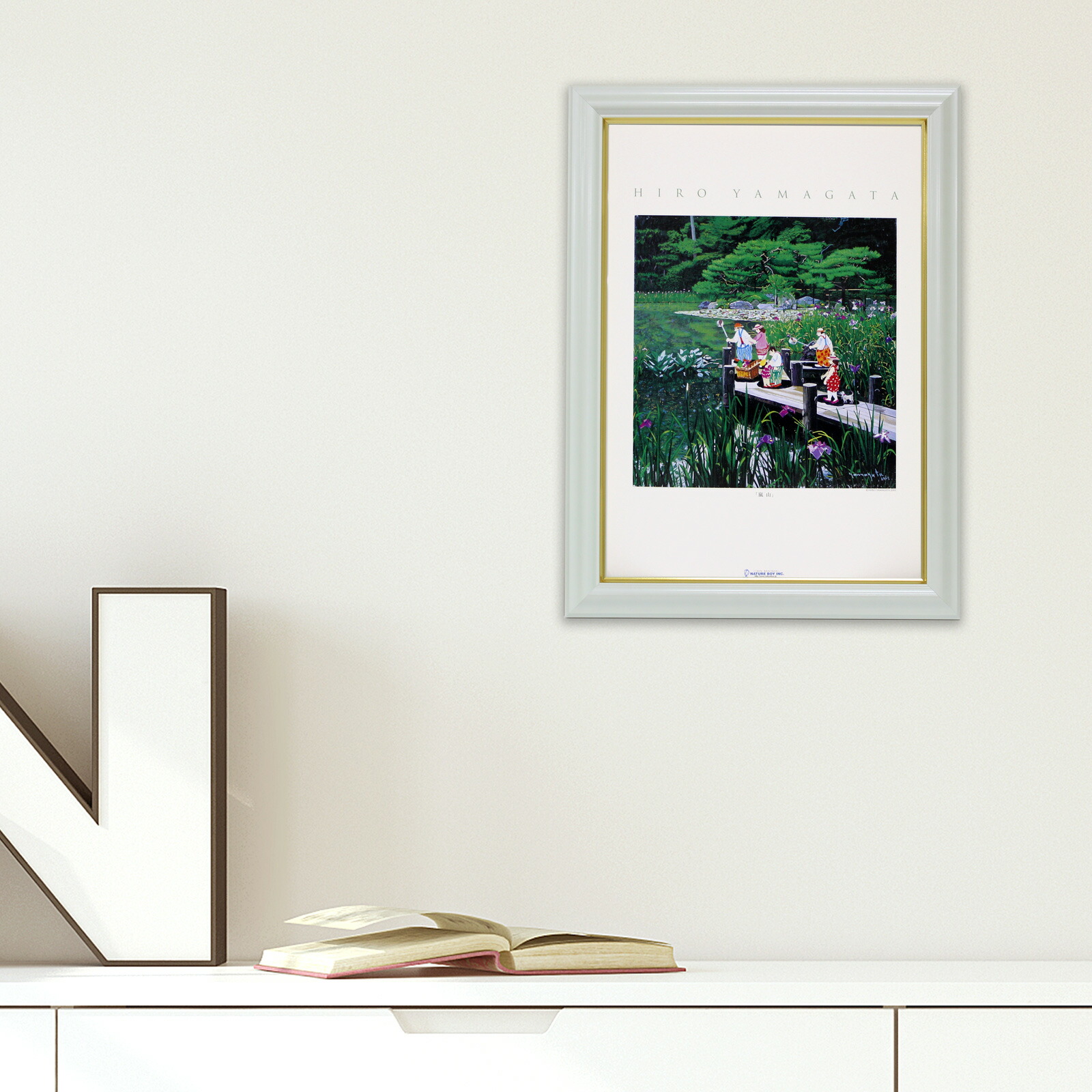 楽天市場】額入りポスター ヒロヤマガタ ＜CP HY18 ヒロヤマガタ 嵐山