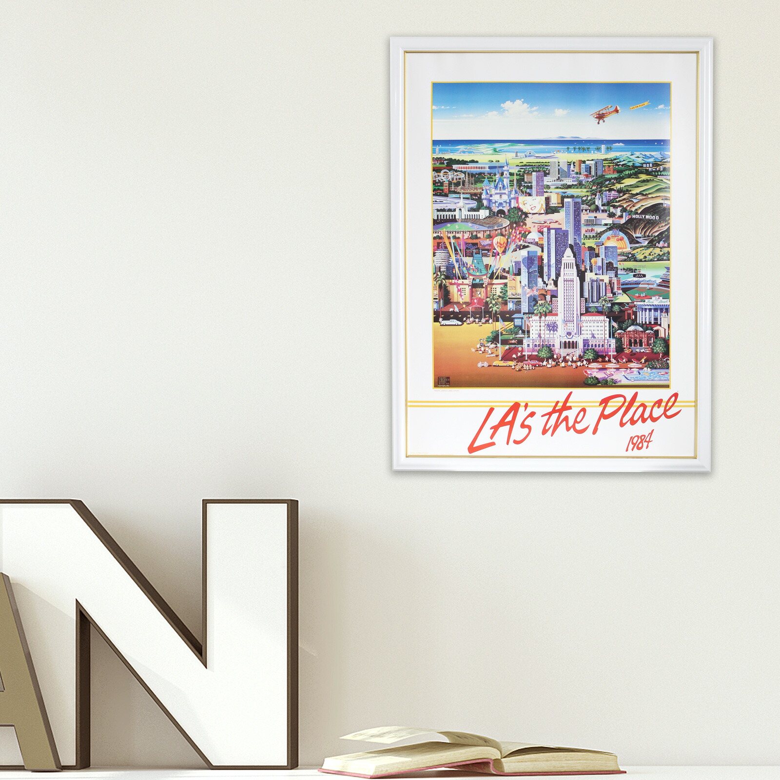 楽天市場】額入りポスター ヒロヤマガタ ＜CP HY39 ヒロヤマガタ LA's