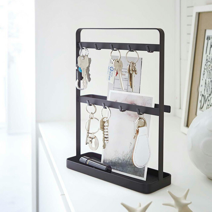 楽天市場】レビュー特典！ 《 山崎実業 キーフックスタンド スマート