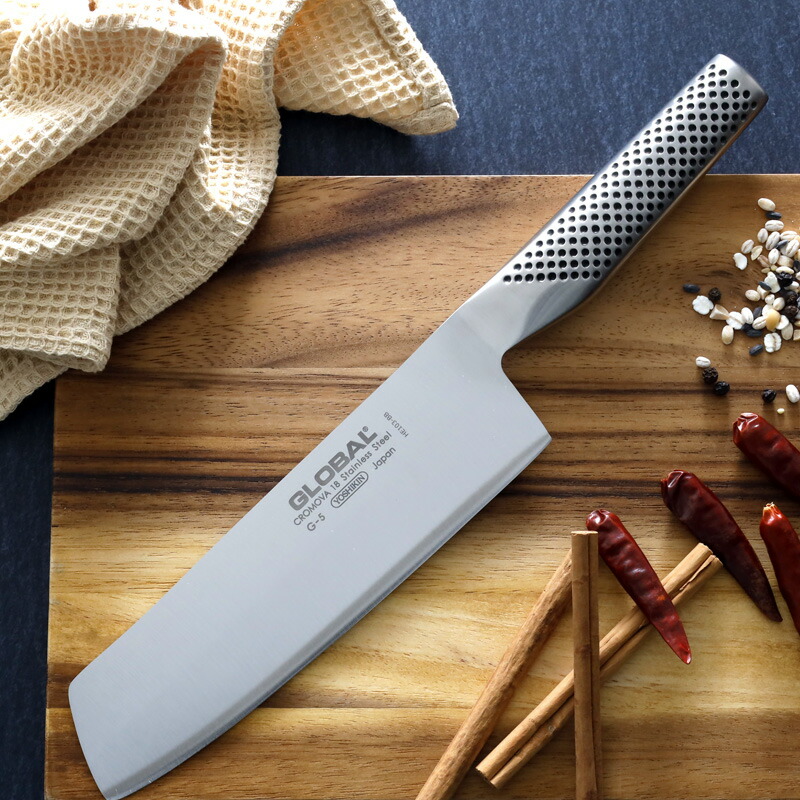 楽天市場】レビュー特典！ 菜切包丁 GLOBAL 《 菜切り 18cm G-5
