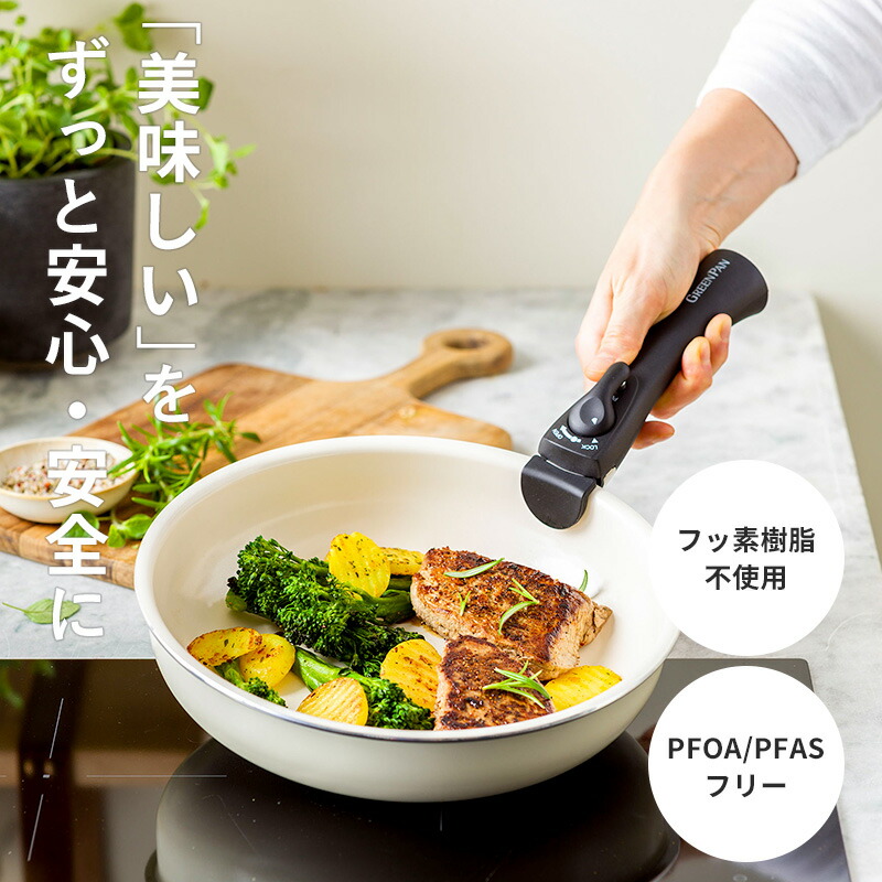 楽天市場】レビュー特典！ GREENPAN 《 クリックシェフ エッグパン