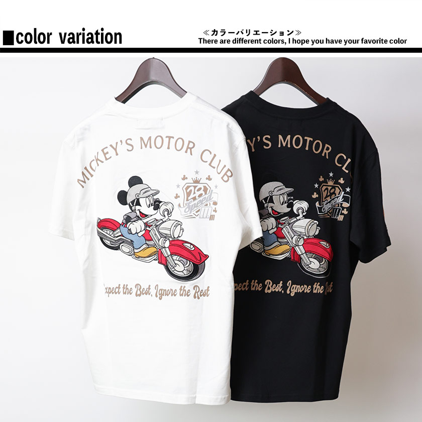 楽天市場】Mickey ミッキーマウス Tシャツ 刺? メンズ レディース 半袖