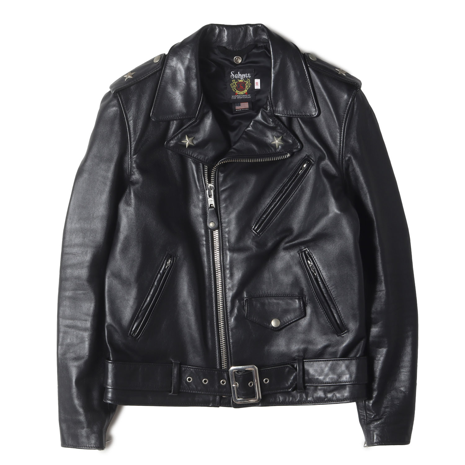 楽天市場】schott ライダースジャケット 38の通販