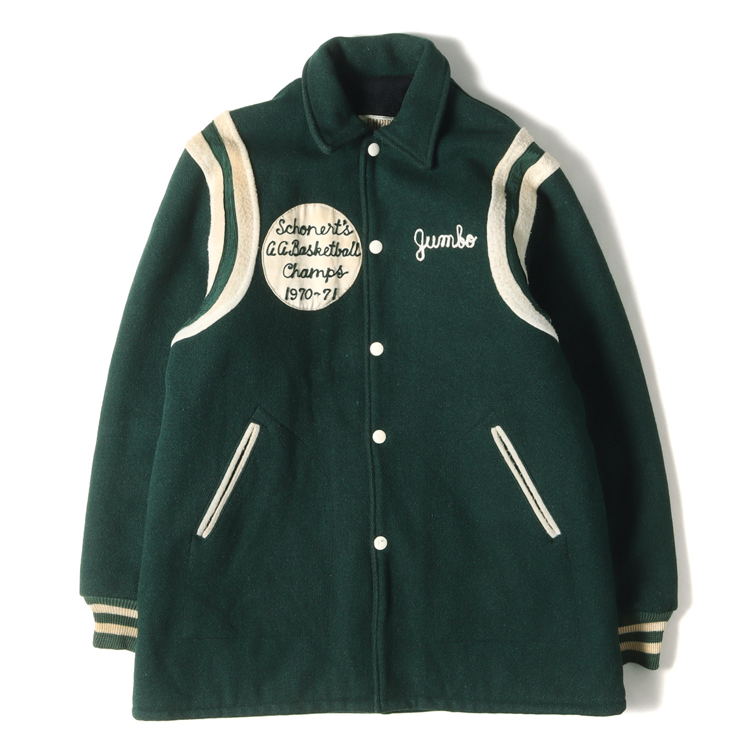 楽天市場】70s ワッペン付き 襟付き メルトン スタジャン / アワード