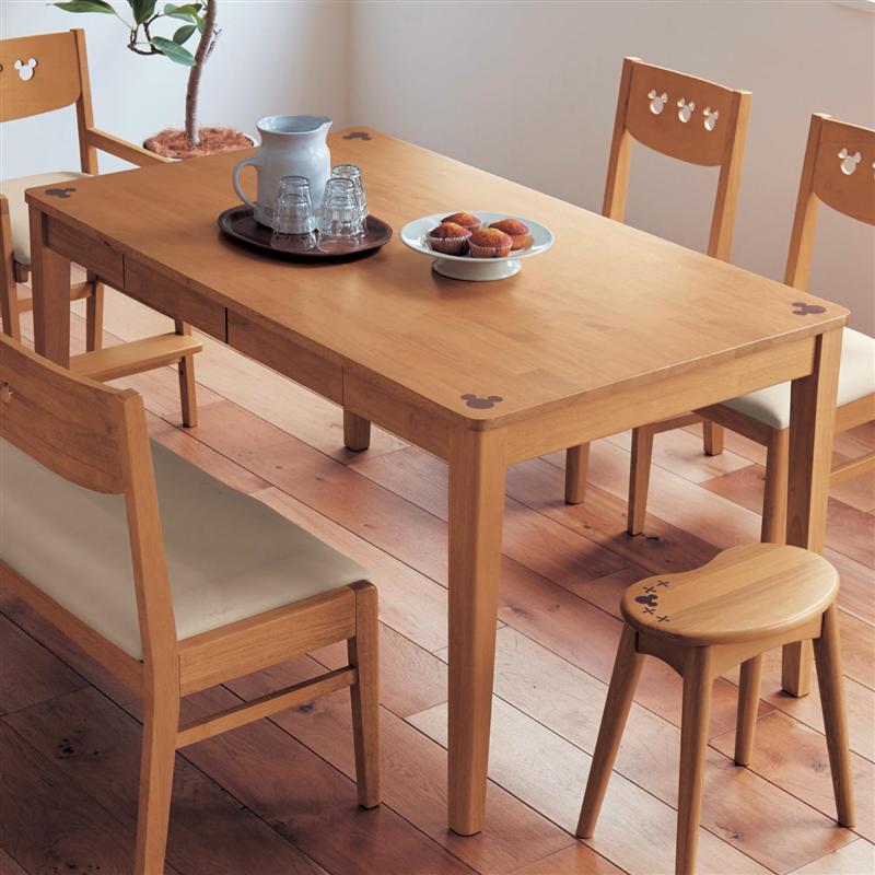 楽天市場】◇ 長方形 ◇【Disney】 ディズニー 引出し付きダイニング