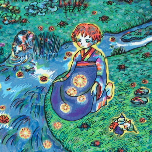 楽天市場】風鈴丸 額付き木版画 うたたね森 2000年 : ベルセーブ