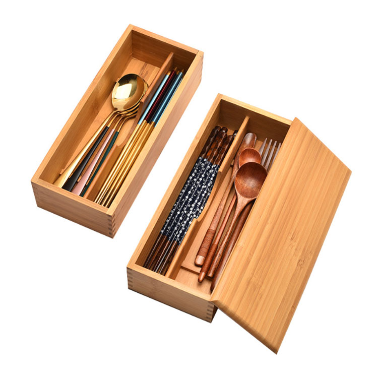楽天市場】 木製 ケース ふた付き 箸 おはし ナイフ スプーン フォーク