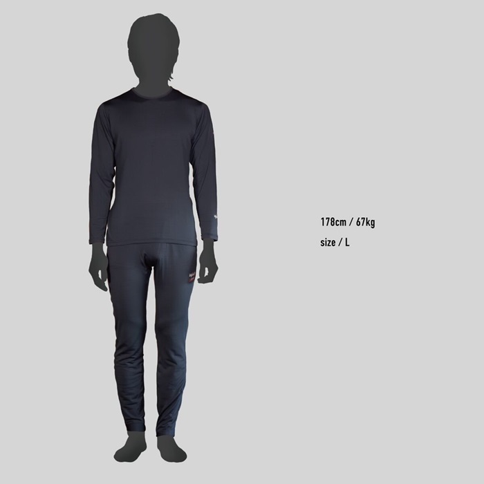 楽天市場】UNFUDGE アンファッジ UN1000 CREW NECK UNDERWEAR クルー