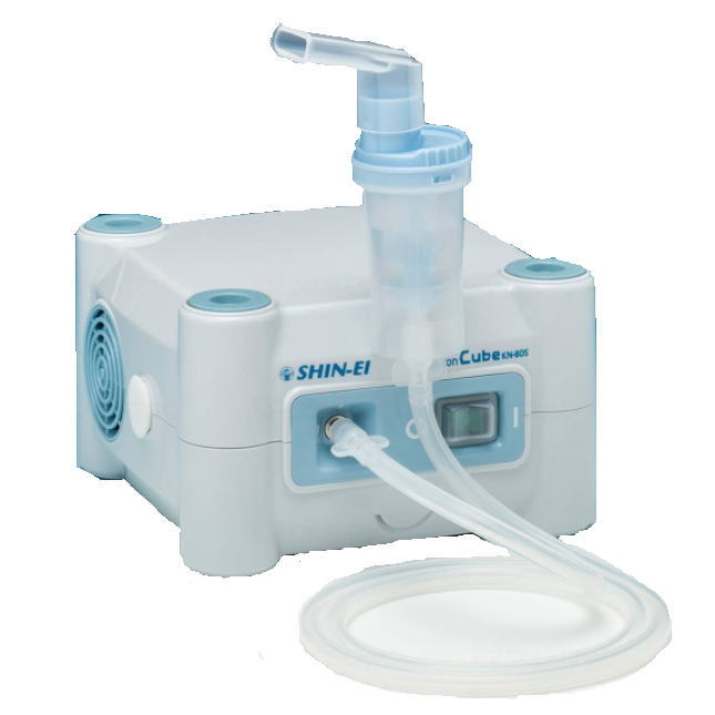 楽天市場】ジェット式ネブライザー ミリコンCube (KN-80S) （新鋭工業