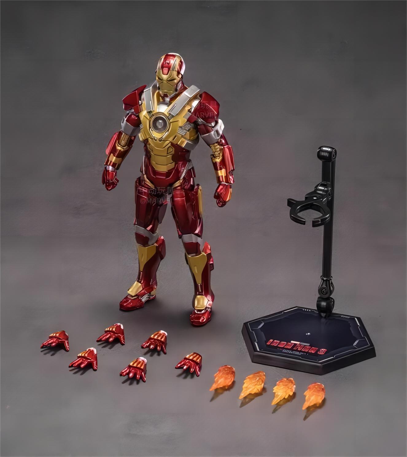 楽天市場】中動玩具 ZHONGDONG ZDTOYS アイアンマンシリーズ 1/10 MK17