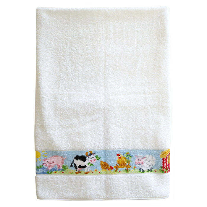 楽天市場】送料無料 フェイラー ベビーバスタオル ファーム FARM