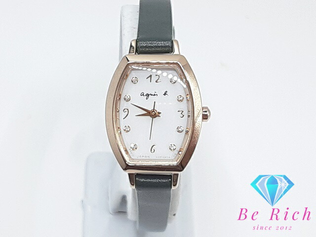 楽天市場】美品 アニエスベー agnes b. ソーラー レディース 腕時計